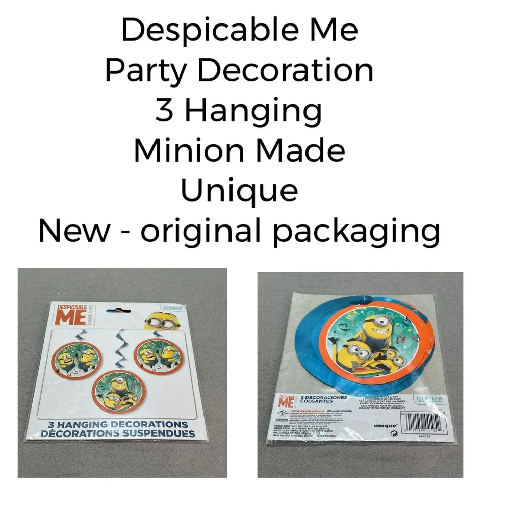 Despicable Me Minions Large Lot Sticker Activity Party Favor Mixed Movie Era NEW